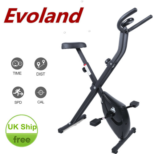 Folding exercise bike - exercise, fitness